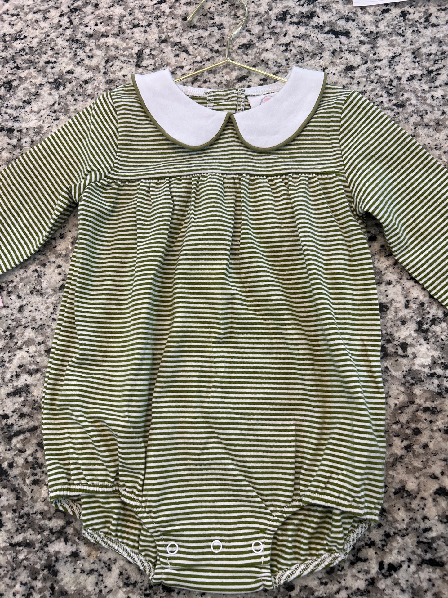 Cypress Row Christmas Stripe Boy Bubble