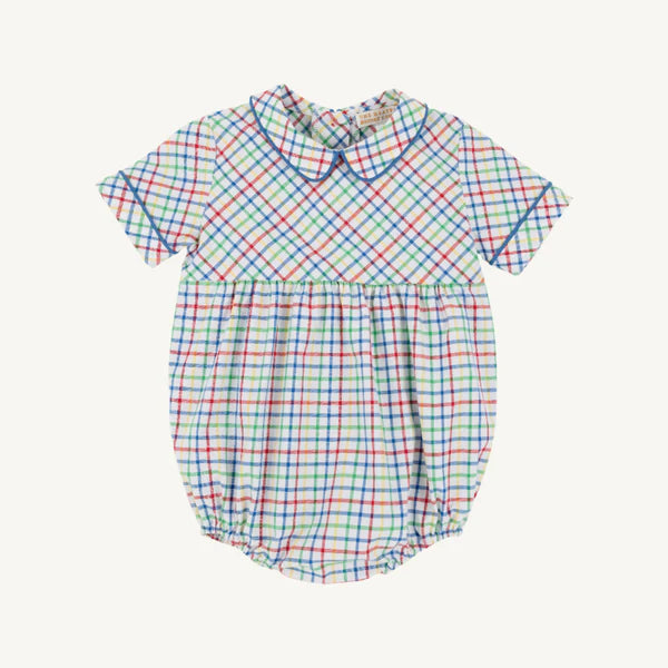 The Beaufort Bonnet Company Bradford Bubble-Kindness Wins Windowpane with Wood Boat Blue