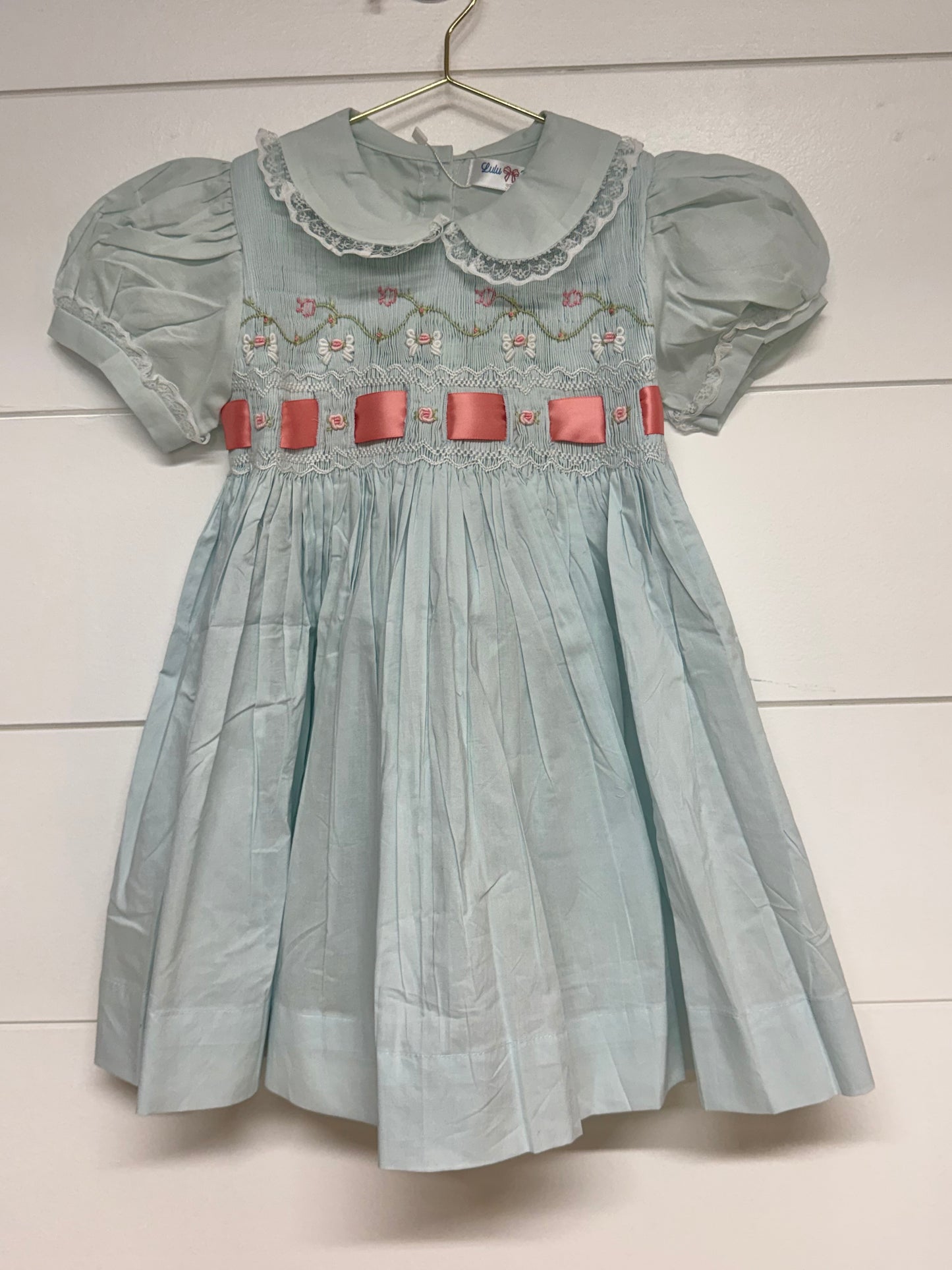 Lulu BeBe Flower Vine with Ribbon Dress