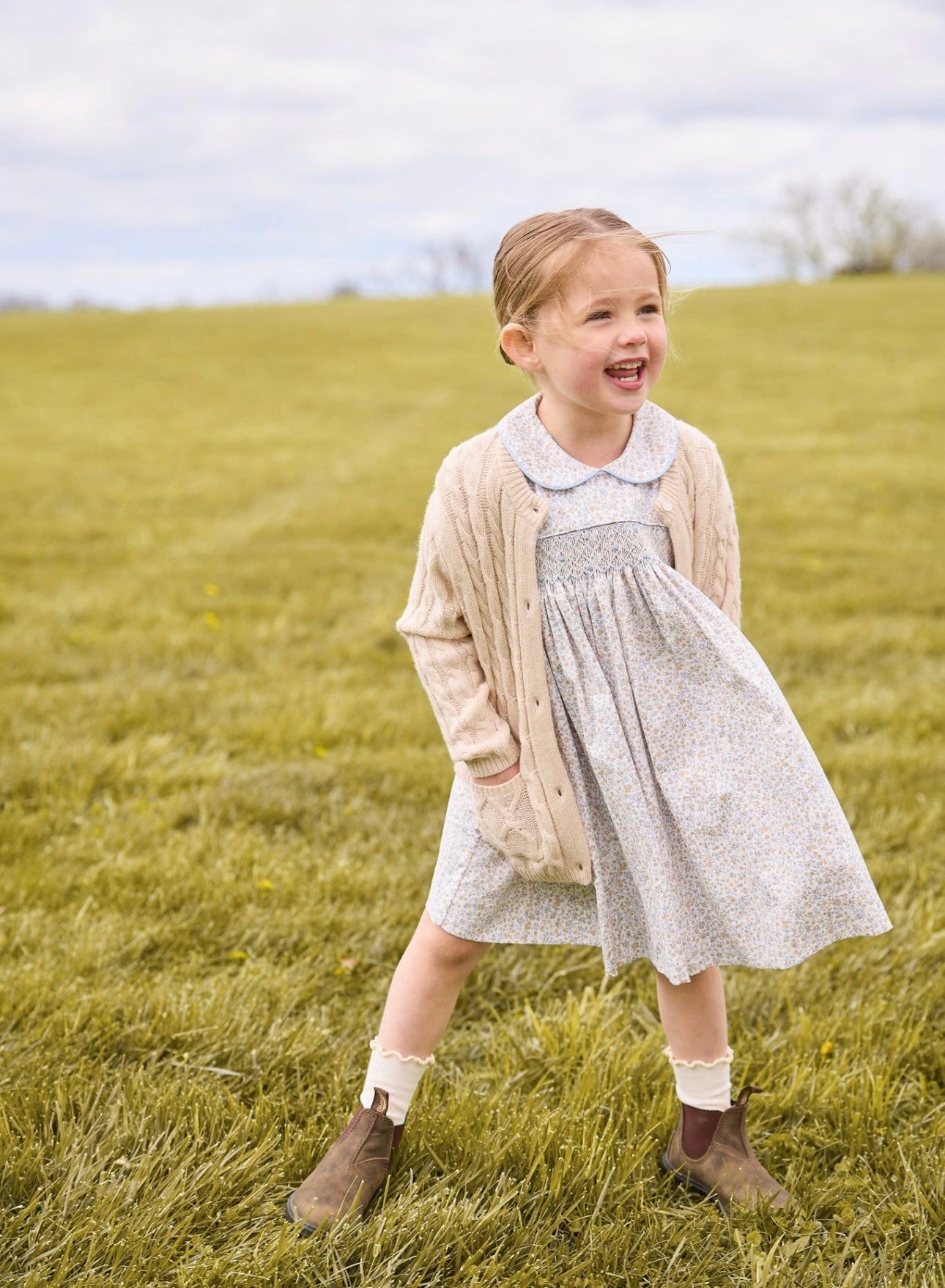 Little English Smocked PP Dress Winthrop Floral