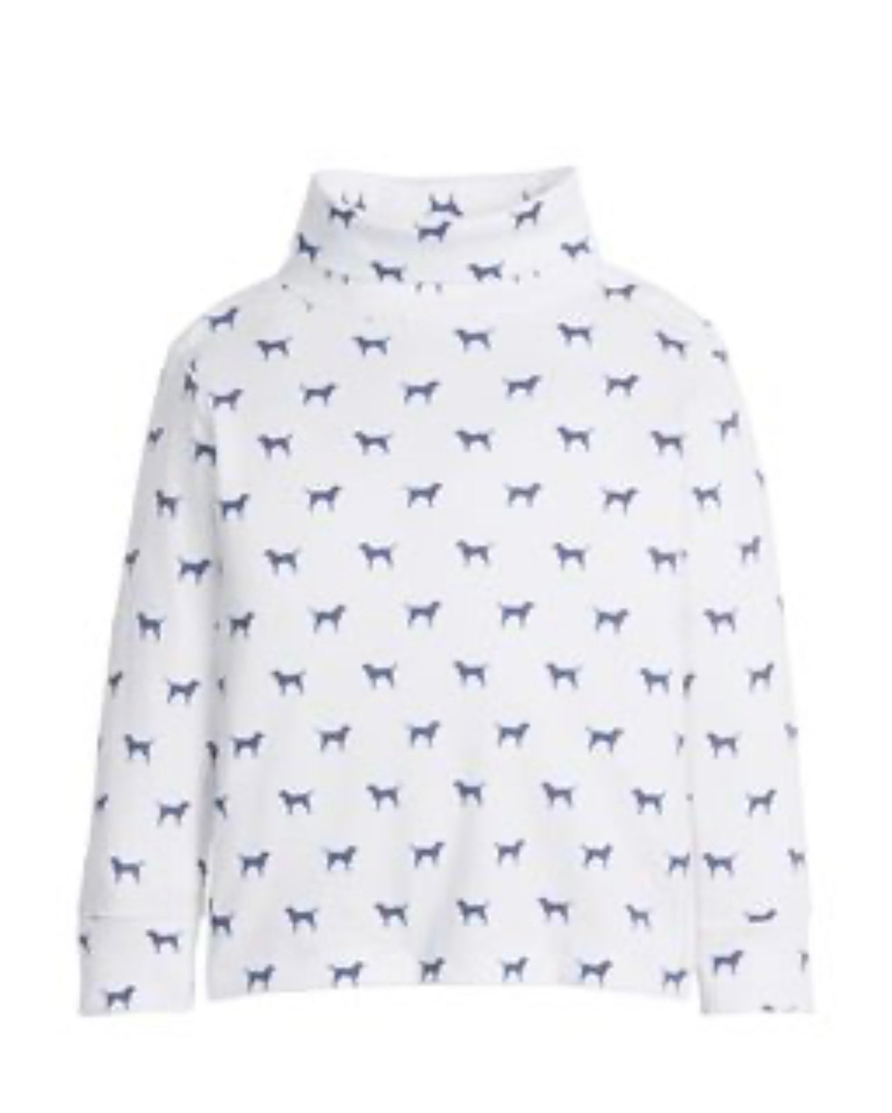 Little English Turtleneck Navy Labs