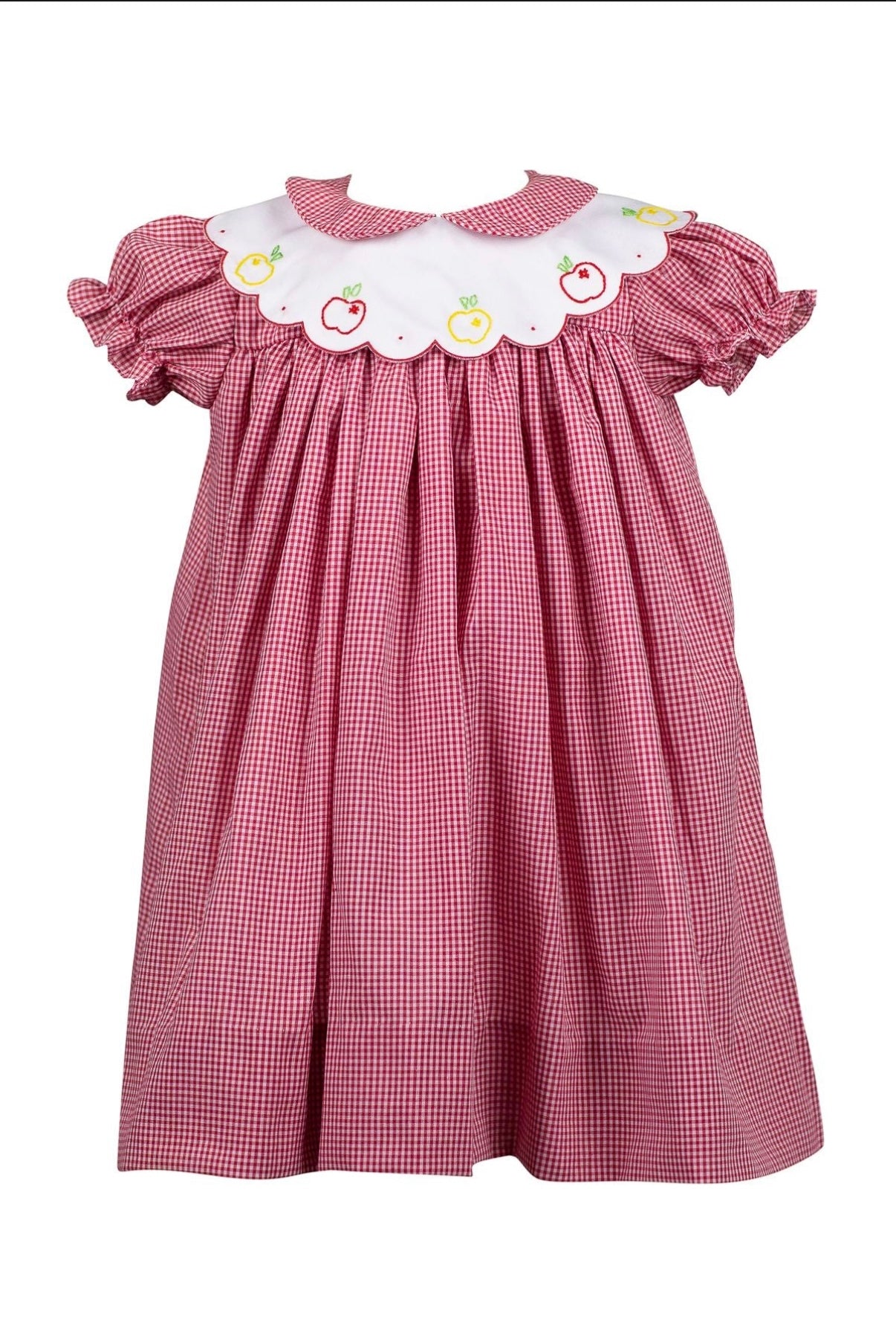 The Proper Peony Crispin Apple Scallop Dress