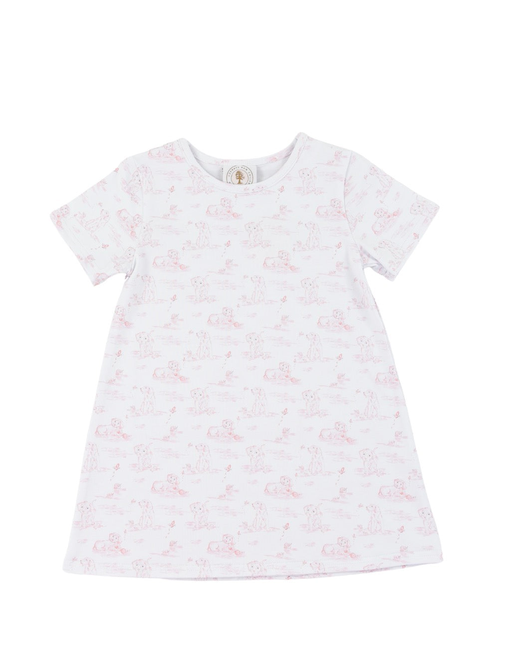 Cypress Row Snips and Snails Pink Susie Swing Dress