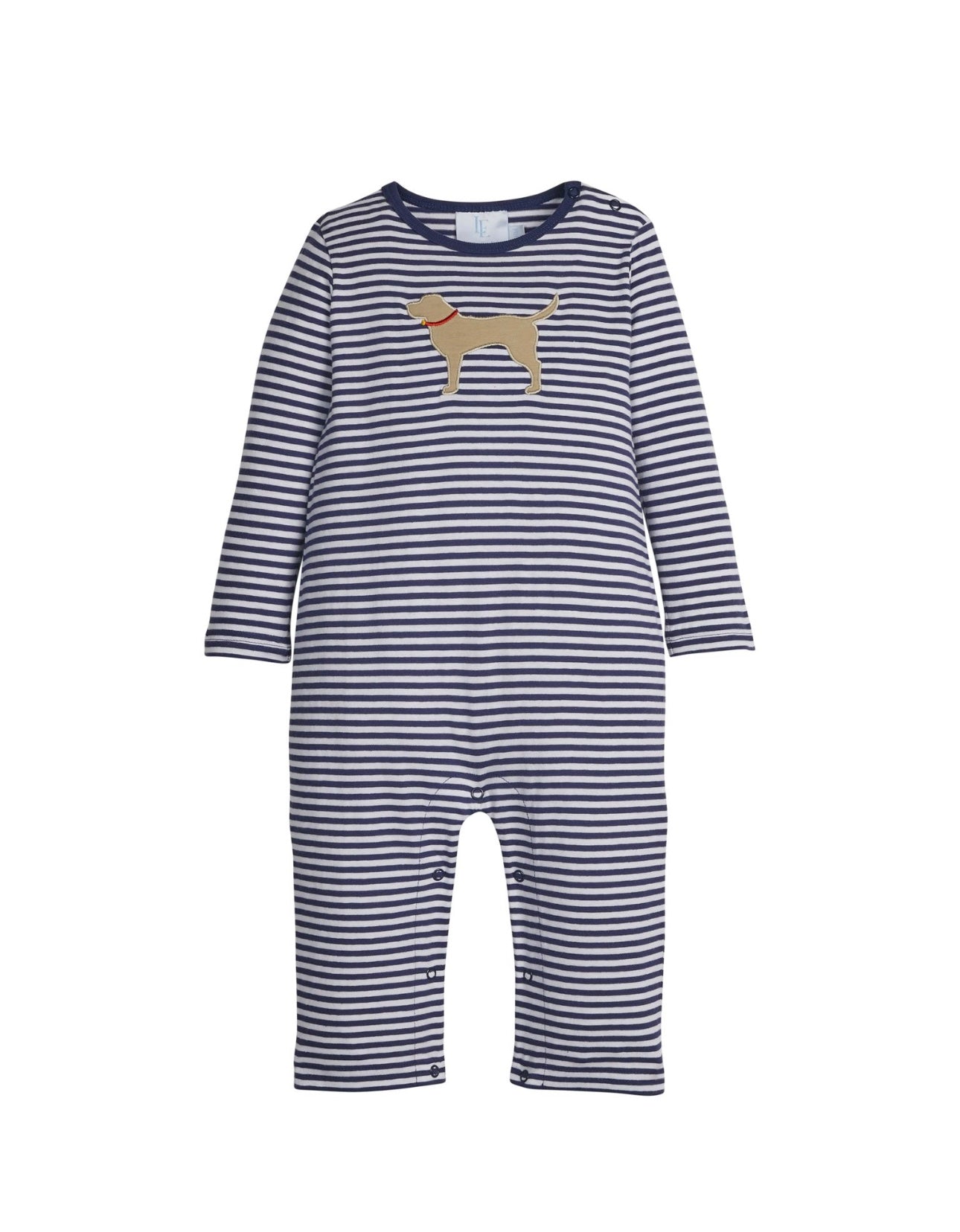 Little English Appliqué Romper Lab