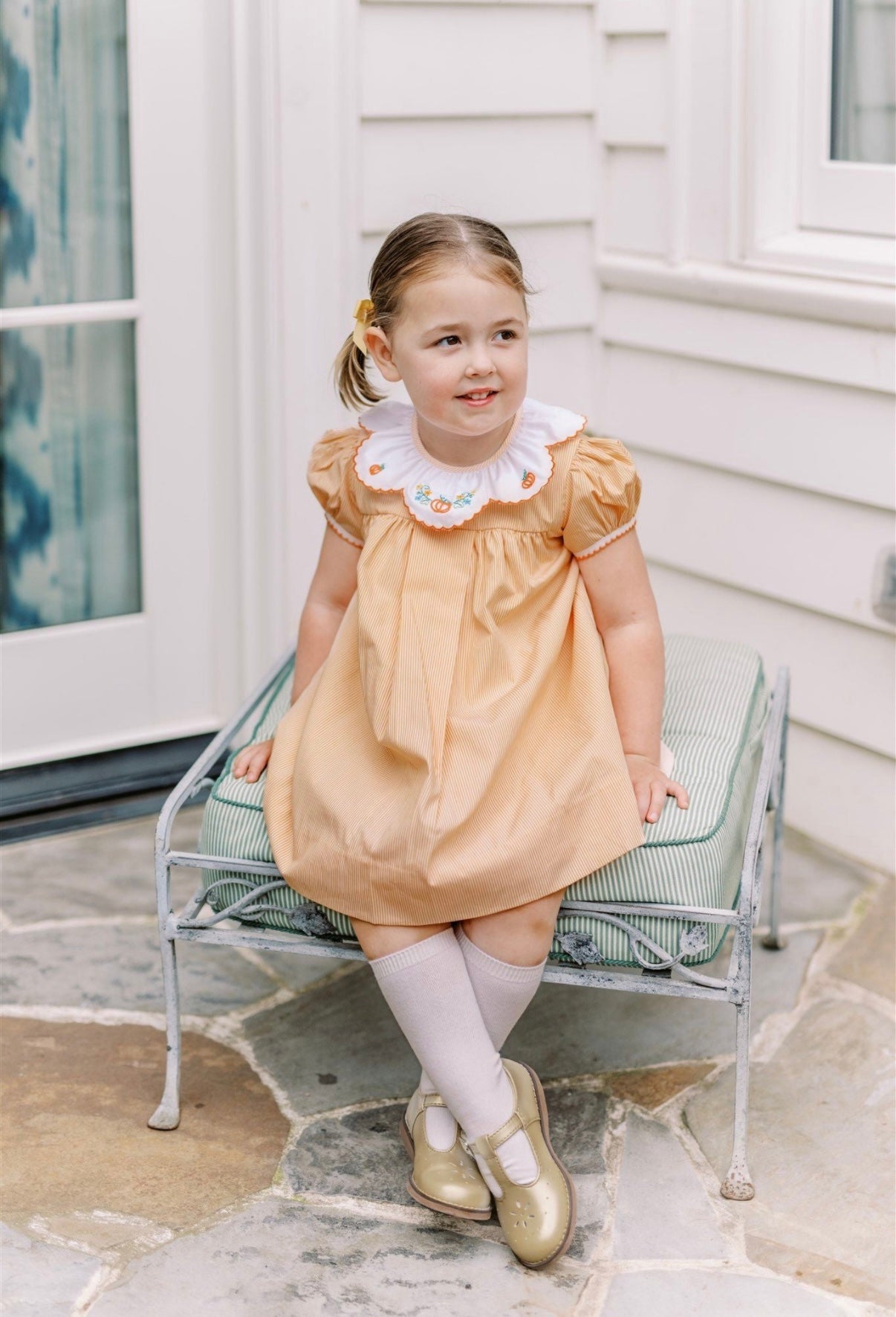 The Proper Peony Pembroke Pumpkin Dress