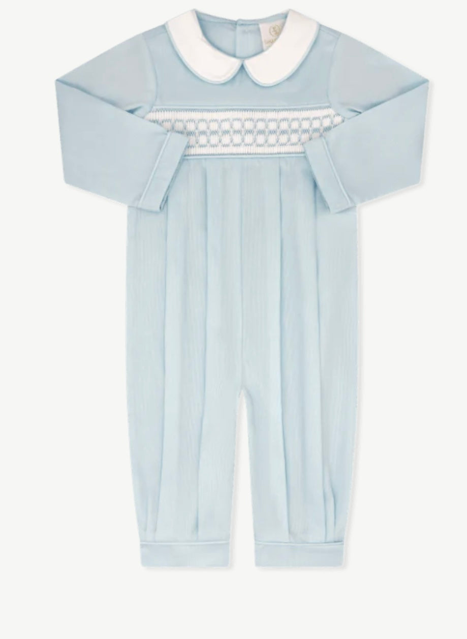 Lullaby Set Christopher Romper, Birmingham Blue