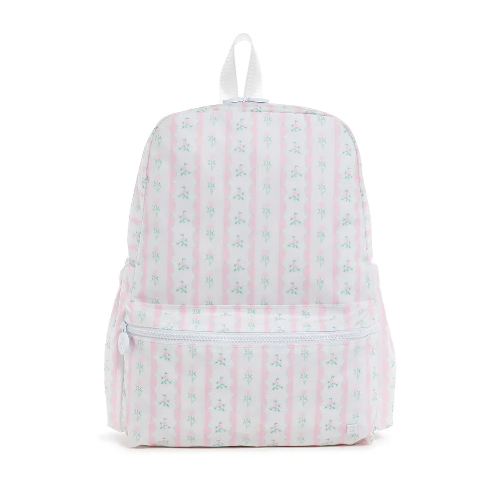 TRVL Designs Backpack- Pink Ribbon Floral