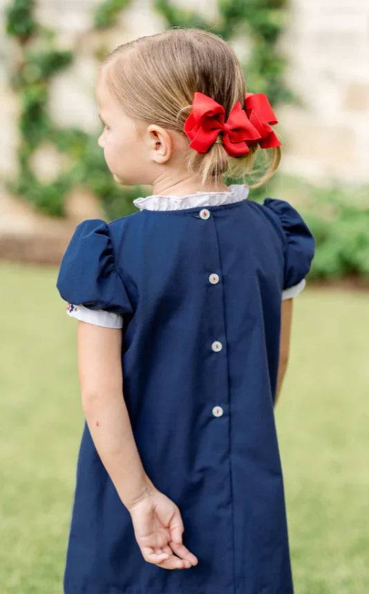 The Proper Peony Gianna Navy Dress