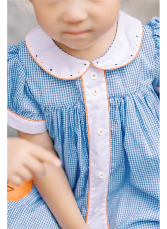 The Proper Peony Girls Jackie Pumpkin Dress