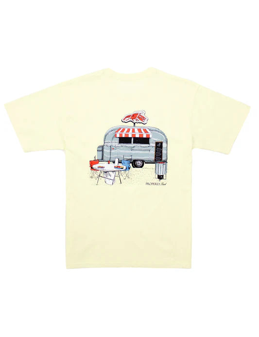 Properly Tied Boys Crawfish To Go Short Sleeve Light Yellow