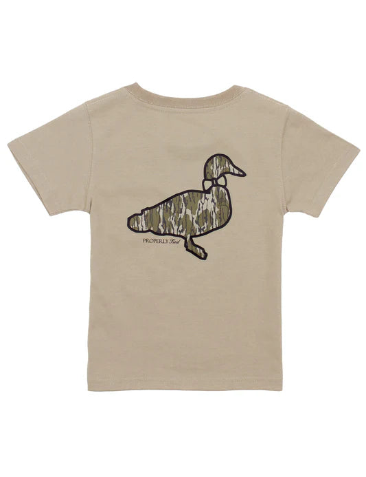 Boys Mossy Oak Logo SS