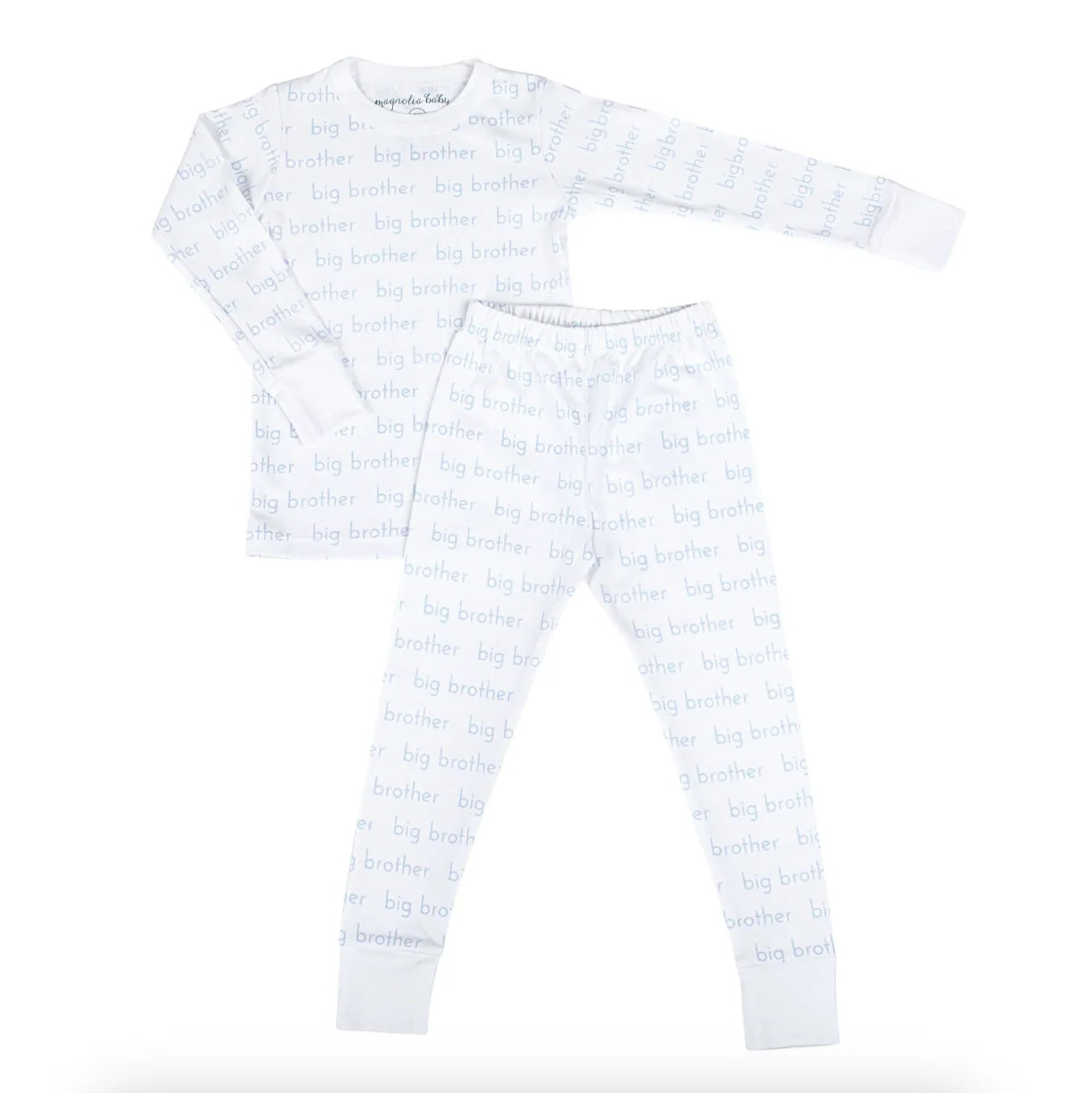 Magnolia Baby Big Brother print Long Pajamas