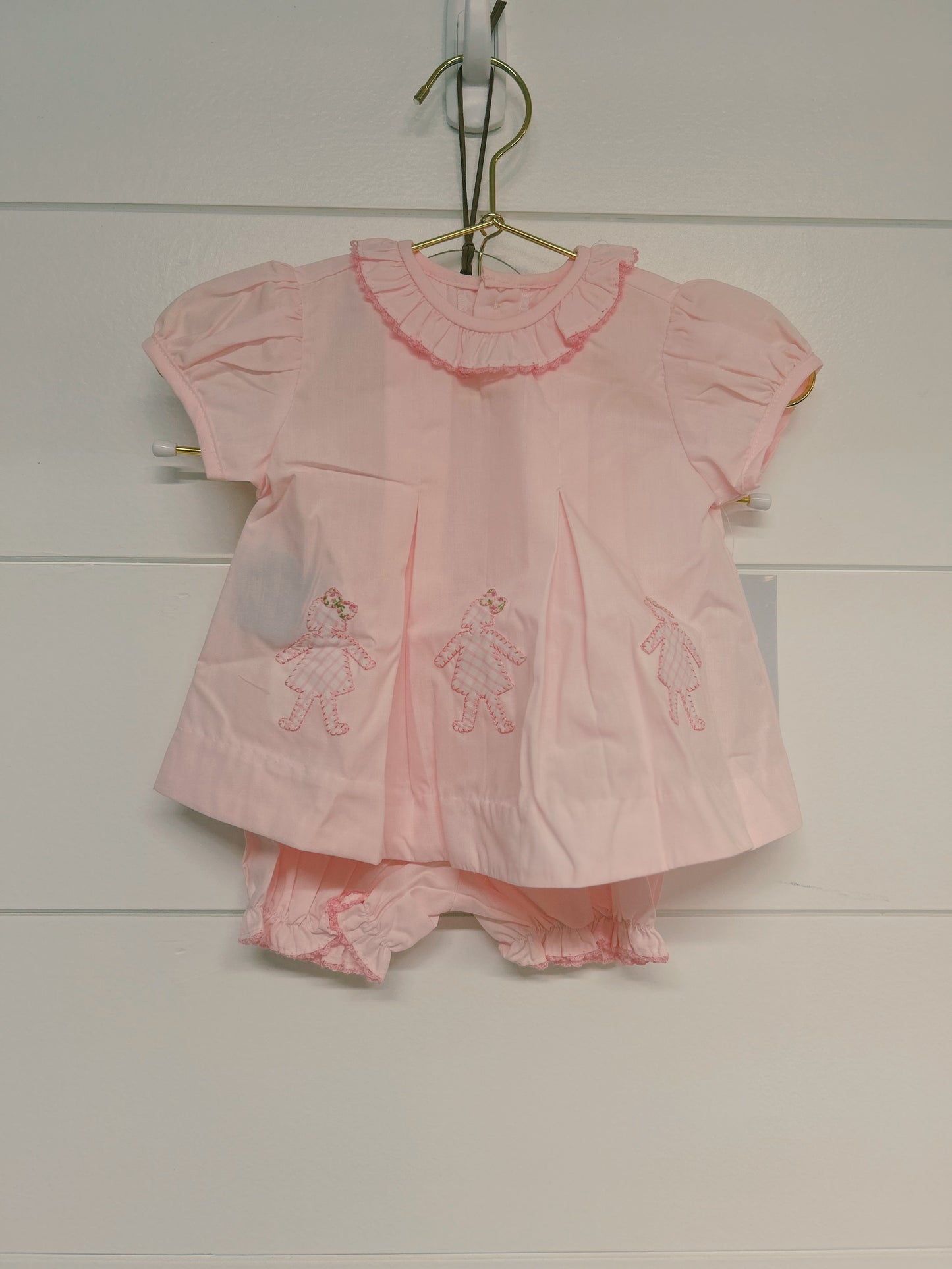 Remember Nguyen Pink Reese Bloomer Set- Three Dolls