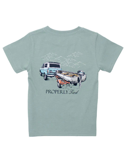 Properly Tied Boys Towing the Line SS Fog