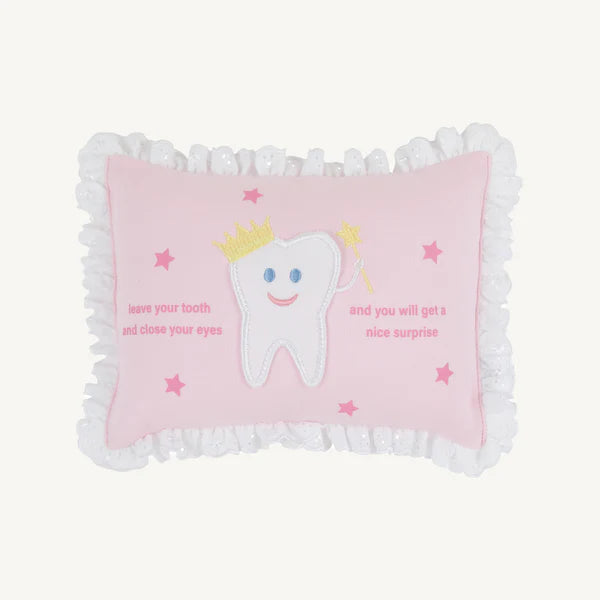 The Beaufort Bonnet Fairy Exchange Pillow, Palm Beach Pink