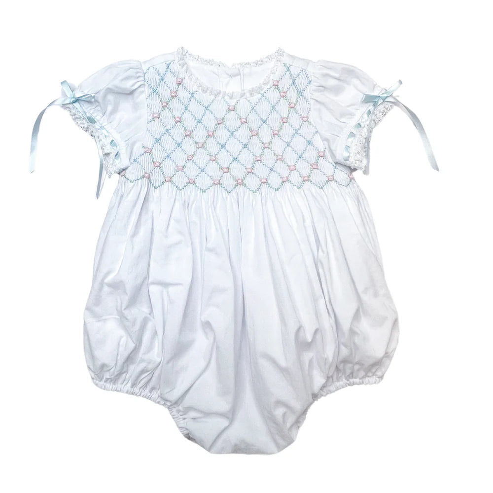 Percy and Tyne Heirloom Smocked Bubble