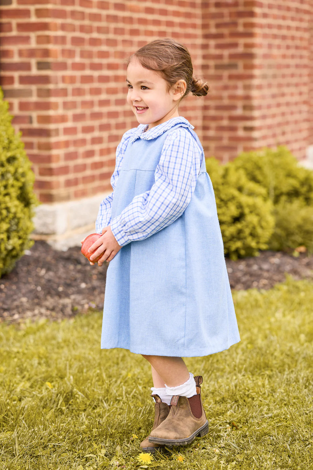 Little English Charleston Jumper- Alaskan Flannel