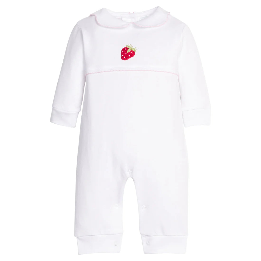 Little English Crochet Playsuit Strawberry