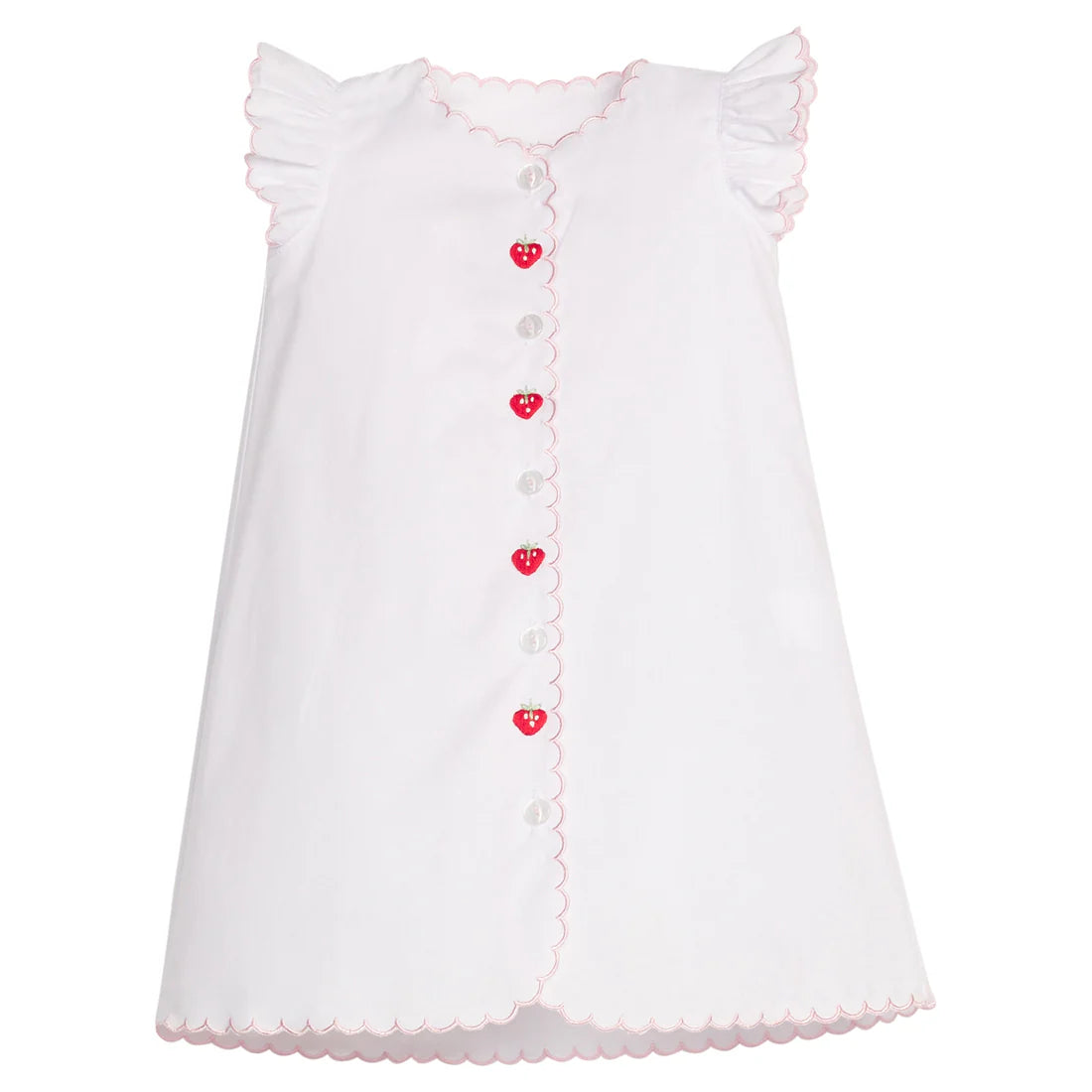Little English Day Gown, Strawberries