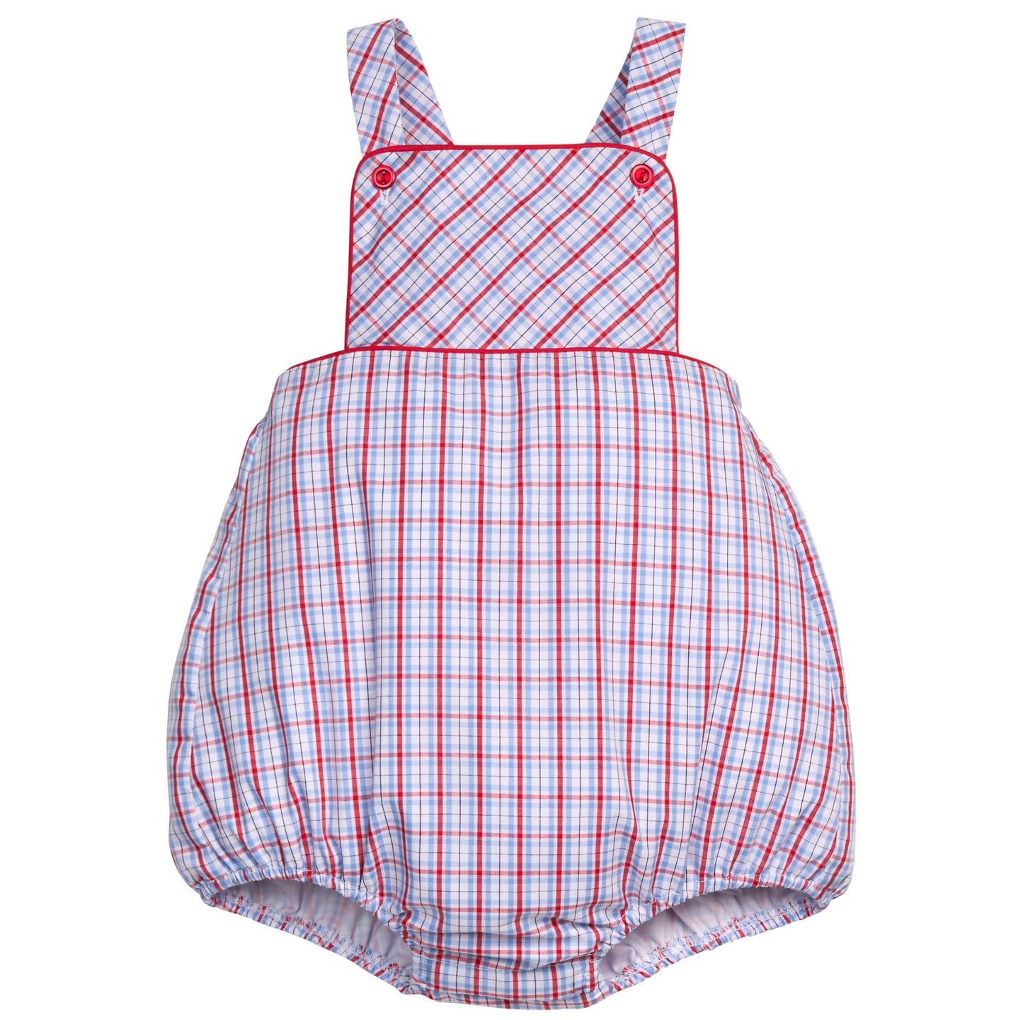 Little English Linville Bubble Patriotic Plaid