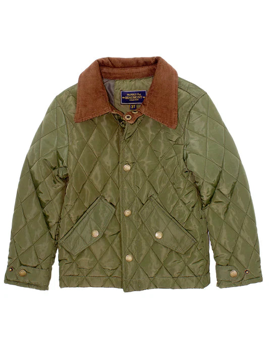 Properly Tied Boys Beaumont Jacket Olive