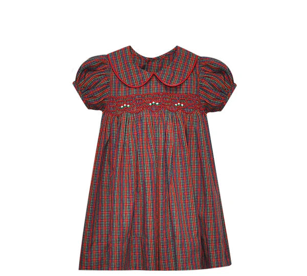 Remember Nguyen Red Plaid Juliette Dress