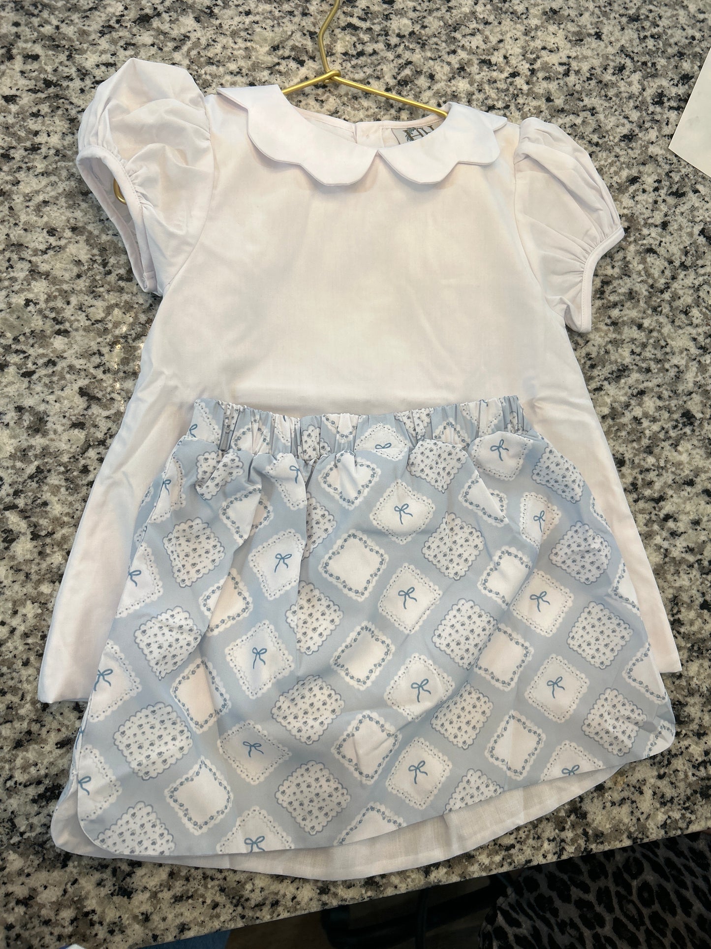 Hamner Hill Quilted Bow Patch Skort Set