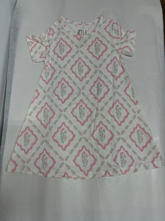 HH Girls Floral Diamond Bamboo Dress