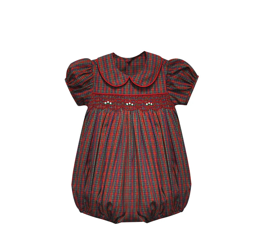 Remember Nguyen Red Plaid Juliette Bubble