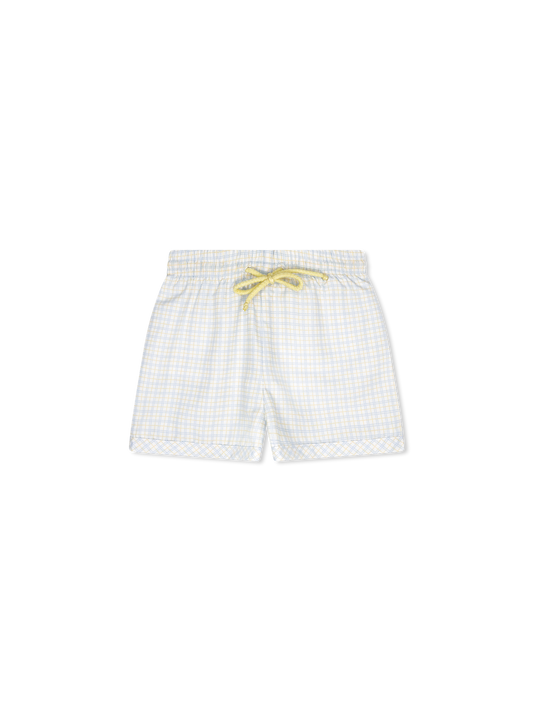 Lullaby Set Barnes Bathing Suit Cornflower Check