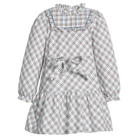 Little English Carrick Dress, Clarkson Plaid