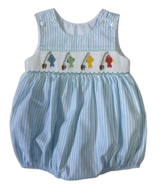 LuLu BeBe Ted Gone Fishing Boy Bubble