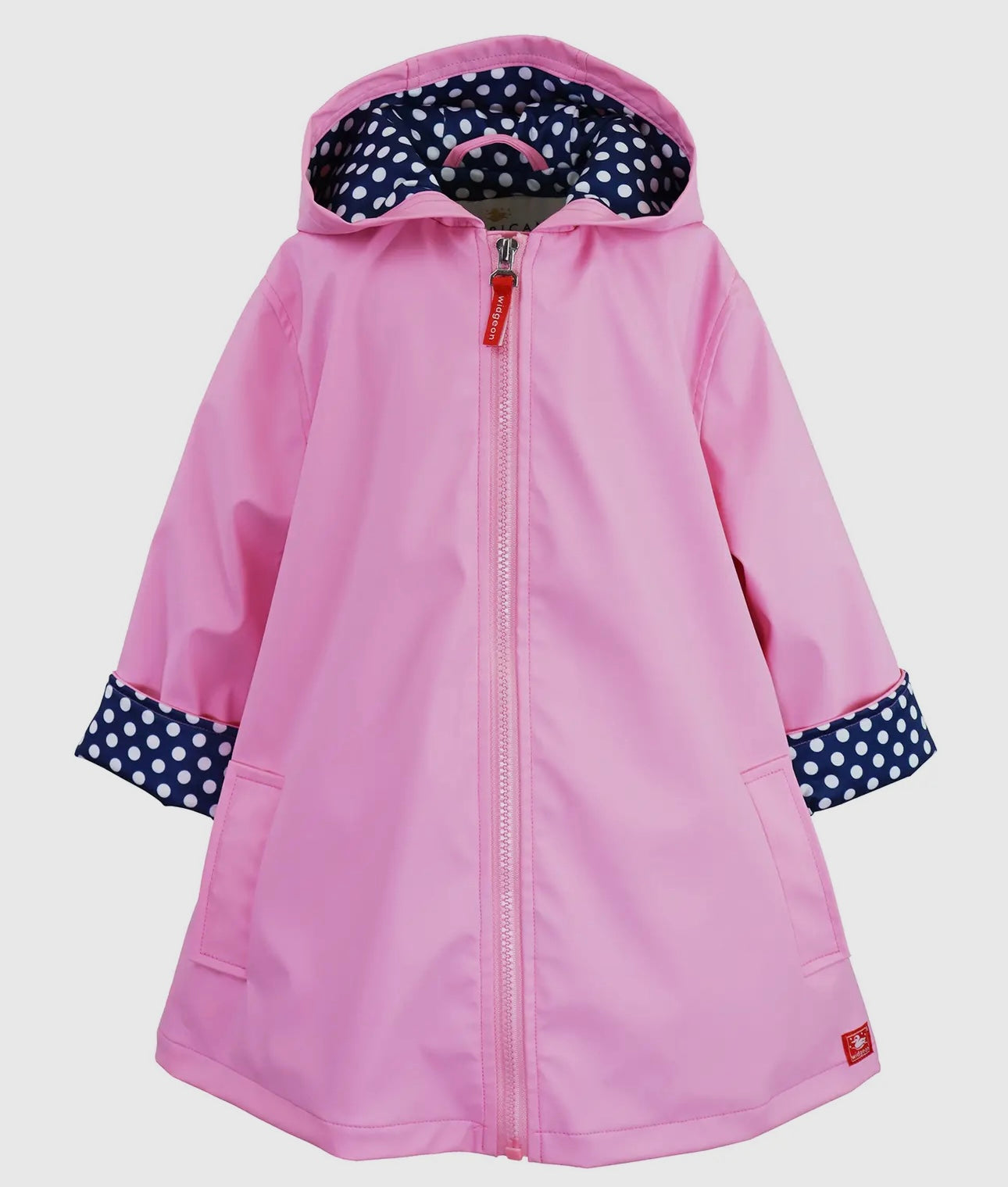 Widgeon zip front rain coat