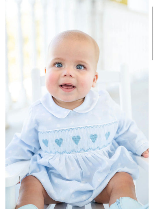 R & R blue heart Henry bubble