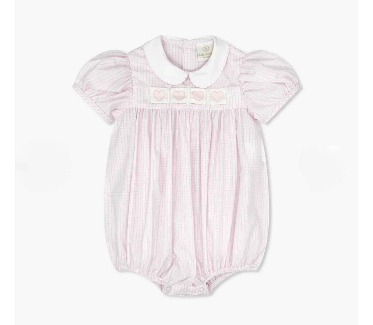 Lullaby Ruth Ribbon Classic Pink Windowpane Bubble