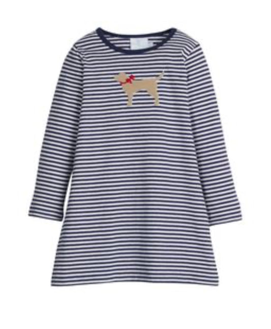 Little English Applique Dress Lab