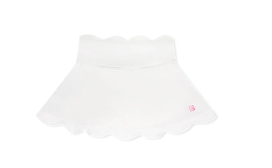Set Fashions Zoe Scallop Skort Pure Coconut
