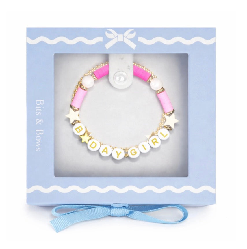 Bits and Bows Birthday Girl Bracelet Gift Set