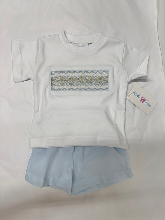 LuLu BeBe Smocked Short Set