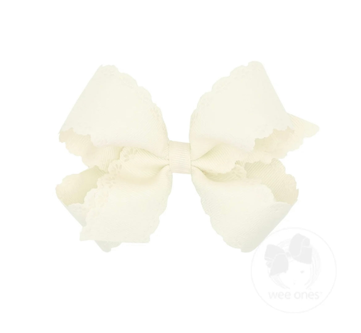 Wee Ones Medium Eyelet Bow