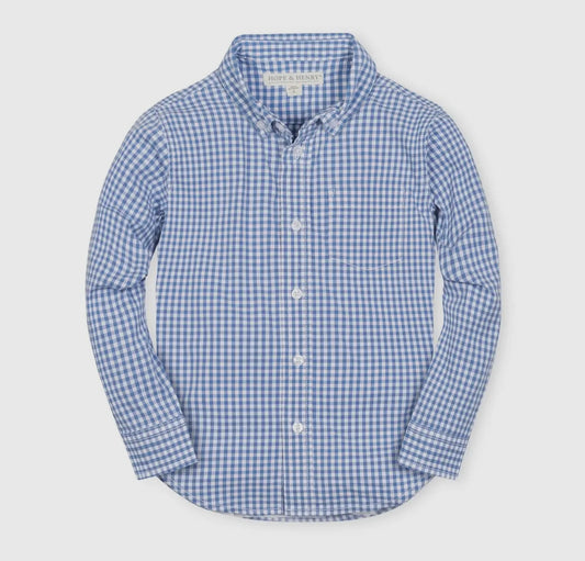 H & H poplin button down