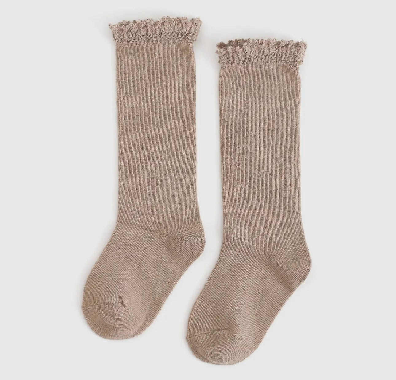 LSC oat lace top knee socks