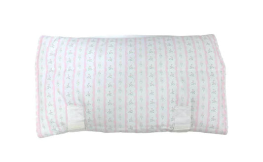 Trvl Nap Mat Ribbon floral pink