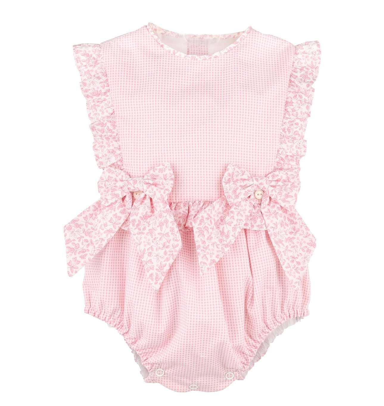 Sophie & Lucas BB Blooms Girl Overall Pink