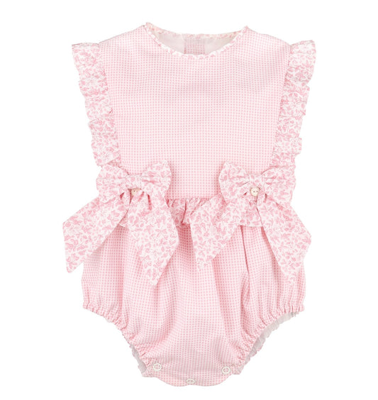 Sophie & Lucas BB Blooms Girl Overall Pink