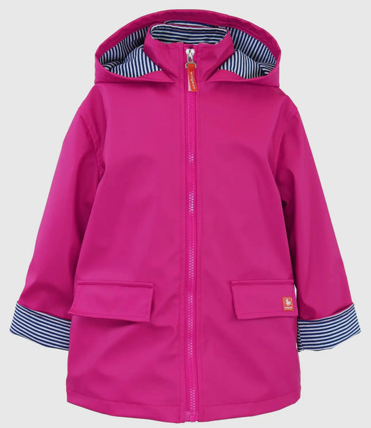 Widgeon zip front rain coat