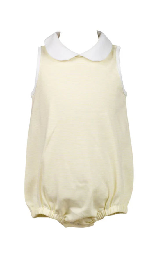 The Proper Peony Light Yellow Stripes Boy Bubble