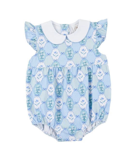 Cypress Row Floral Blues Penelope Prep Bubble