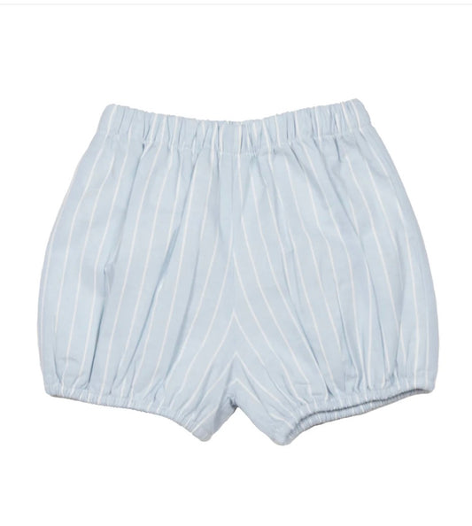 Cuclie Light Blue Striped Linen Diaper Cover