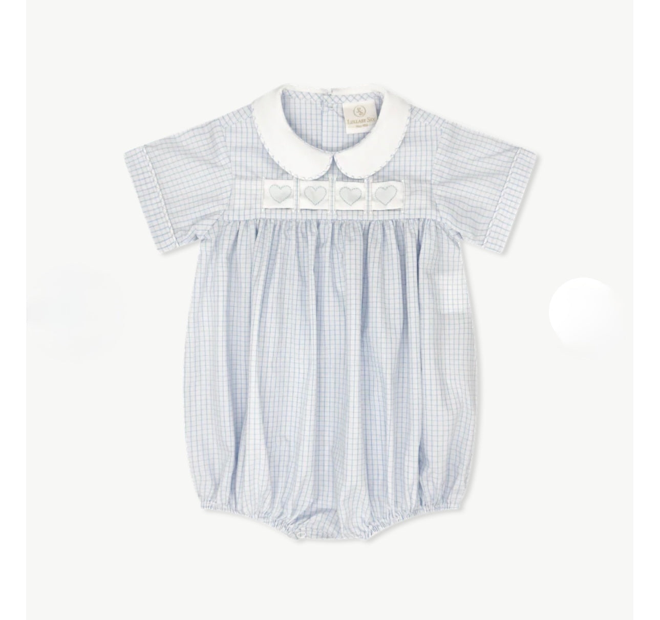 Lullaby Noah Ribbon Bubble Classic Blue Windowpane